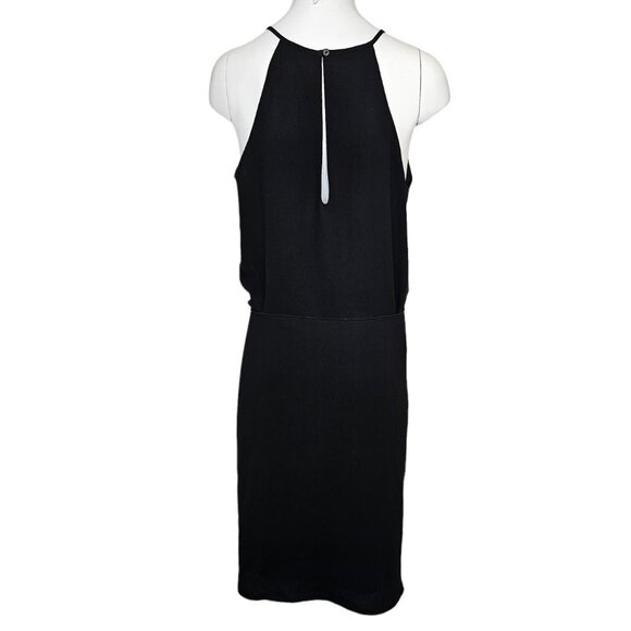 Aritzia Wilfred Womens Wrap Front Dress Black Size Small - Picture 2 of 9